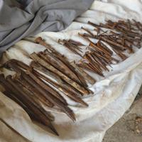 Chiodi antichi forgiati a mano