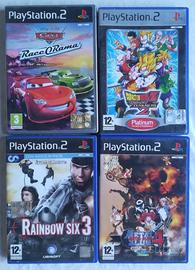 Lotto di 4 giochi per PlayStation 2