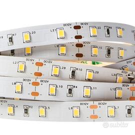 STRISCIA LED 12V 60 LED/MT. BIANCO NATURAL 4000K