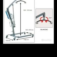 sollevatore per disabili e anziani con imbracatatu