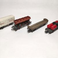 Lotto carri merci Rivarossi TrenHobby H0 + 1 Lima