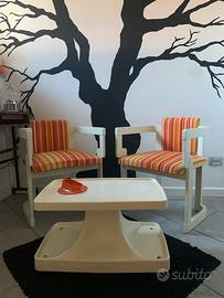 Tavolino da caffè Space Age vintage