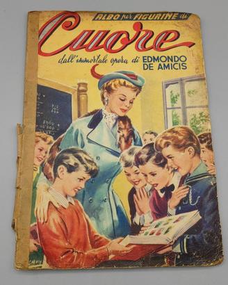 Album figurine Cuore ed. Lampo vintage anni 50 cmp