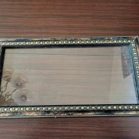 Cornice antica rettangolare dorata