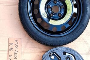 ruotino kit 125/70 r16 audi vw seat
