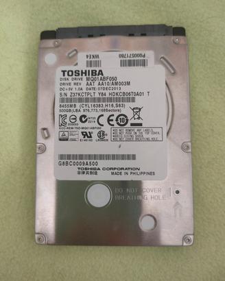 hdd toshiba da 500GB sata 