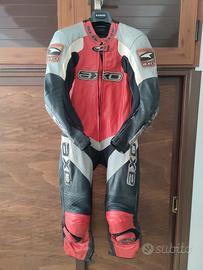 tuta moto in pelle taglia 50