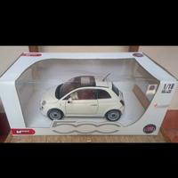 MODELLINO NUOVA FIAT 500 SCALA 1/18 MONDO MOTORS
