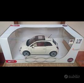 MODELLINO NUOVA FIAT 500 SCALA 1/18 MONDO MOTORS