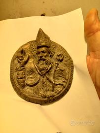 medaglione in bronzo