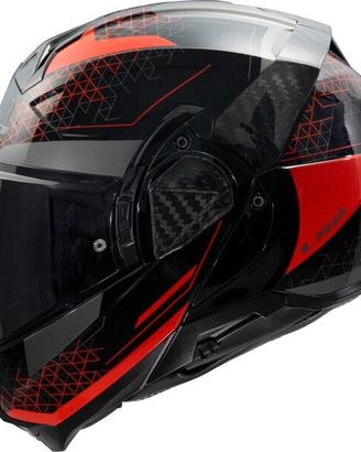 Casco modulare LS2 Advant II Astral red