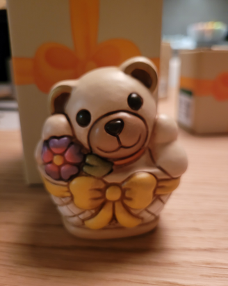 Thun orsetto teddy nel cesto nuovo con scatola