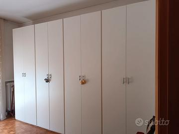 armadio 8 ante artigianale in tamburato