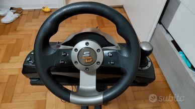 Volante e pedaliera compatibile con PS4, Xbox, pc 