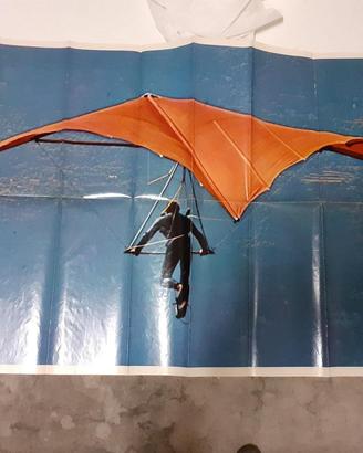 Poster con deltaplano