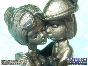 PEYNET Vintage 1970 innamorati statuina peltro NEW
