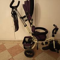 🌟 Triciclo Passeggino "Lovely" – Comfort, Sicurez