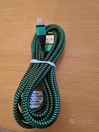 cavo USB-C a ricarica rapida da 60W in nylon