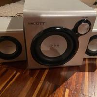 Set casse extra bassi Scott