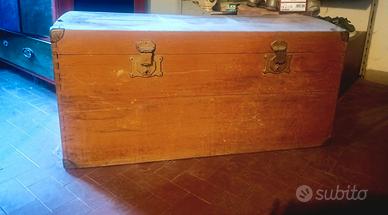 Baule in legno – contenitore vintage