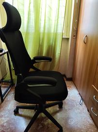 Yaheetech Sedia da Ufficio Ergonomica