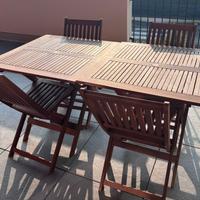 tavoli e sedie da giardino 