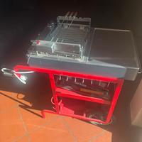 Carrello barbecue elettrico Alpes Inox