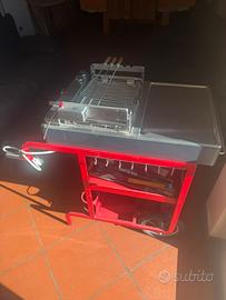Carrello barbecue elettrico Alpes Inox