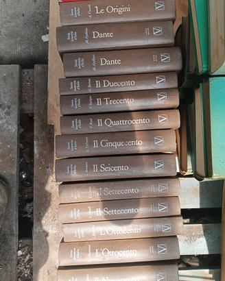 storia della letteratura italiana 13 volumi 