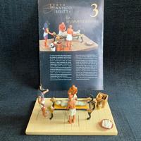 Miniature metallo diorama antico Egitto