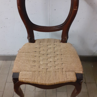 Sedia sedie legno vintage