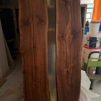 piano tavoli in legno massello e resina 