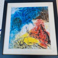 Stampa di Chagall con cornice