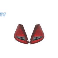 FANALI PER FORD FIESTA MK7 08-12 LED ROSSO AFFUMIC