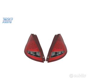 FANALI PER FORD FIESTA MK7 08-12 LED ROSSO AFFUMIC