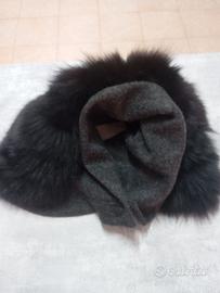 Scaldacollo con pelliccia di volpe