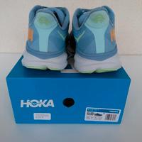 Hoka Clifton 9 blu running tg. 44 2/3 scarpe 
