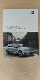 Manuale uso e manutenzione Volkswagen Golf 7.5