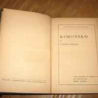 KORONSKO CONAN DOYLE EDITRICE M. CARRA 1920 LIBRO