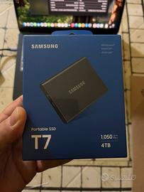 SSD Samsung T7 4Tb HDD Portatile