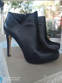 Stivaletto pelle nero CaféNoir