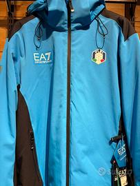 Giacca da sci montagna Azzurra Armani EA7 FISI  L