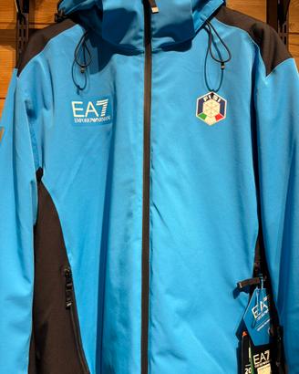 Giacca da sci montagna Azzurra Armani EA7 FISI  L