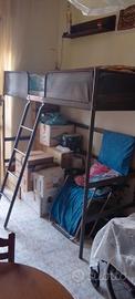 letto soppalco Ikea tuffing due materassi 