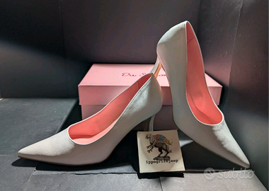 Scarpe décolleté Du Simon Taglia 38 con tacco pell