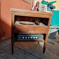mobiletto giradischi anni '50