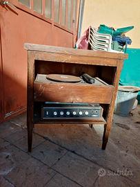 mobiletto giradischi anni '50