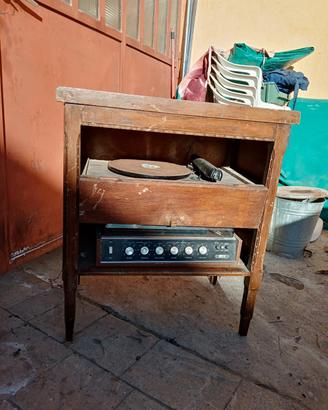 mobiletto giradischi anni '50