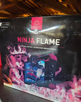 Atomos Ninja Flame 7" 4k hdr + Hard Case