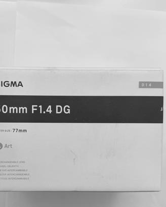 Sigma 50mm f/1.4 DG HSM ART - Sony A